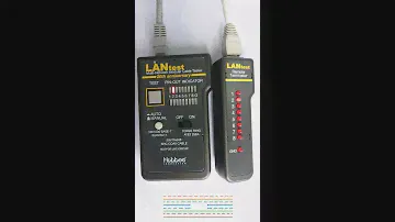 Определение оборванной 3 й пары UTP кабеля - сравнение LAN тестеров для витой пары!