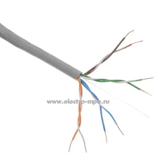 П1910. Кабель сетевой 01-0043-3 UTP 4х2х24AWG (4х2х0,5 мм) кат.5e CCA (PROconnect)