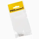 PROconnect Разъем антенный на кабель, штекер F для кабеля RG-6, (1шт.) (пакет)