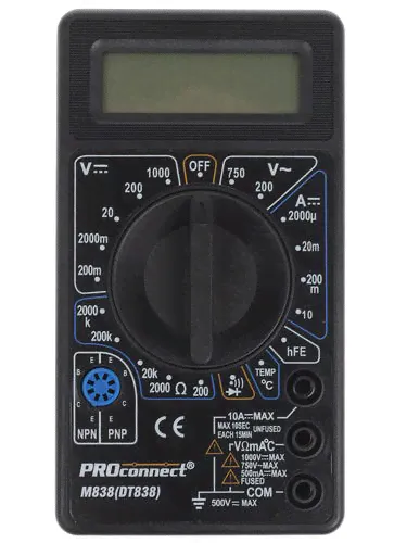Мультиметр Proconnect M838 [1128021]