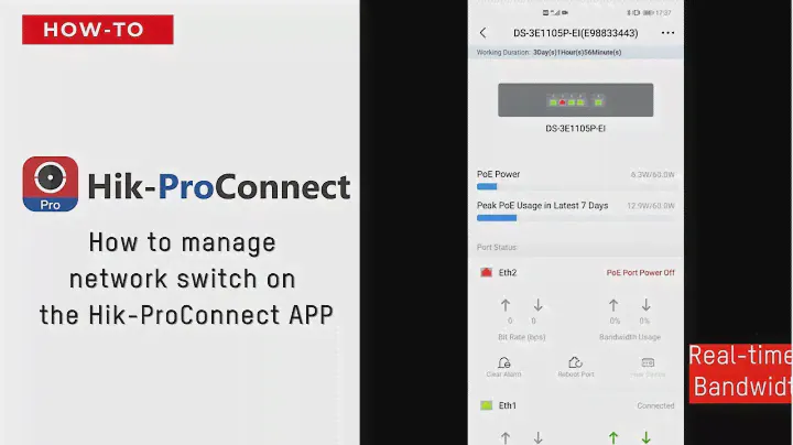 Hik-ProConnect - How to manage network switch on the Hik-ProConnect APP