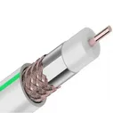 Кабель коаксиальный PROconnect SAT 703 B, Cu/Al/Cu, 64%, 75 Ом белый