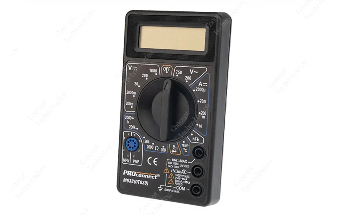 13-3013 Портативный мультиметр M838 (DT838) PROconnect-1