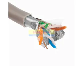 U/FTP 4PR 24AWG CAT5e (МЕДЬ) экранированная витая пара (0,48мм) PROCONNECT 01-0152