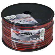 PROconnect PROconnect 01-6106-6 2х1.5 мм2 (красно-черный) (100 метров)