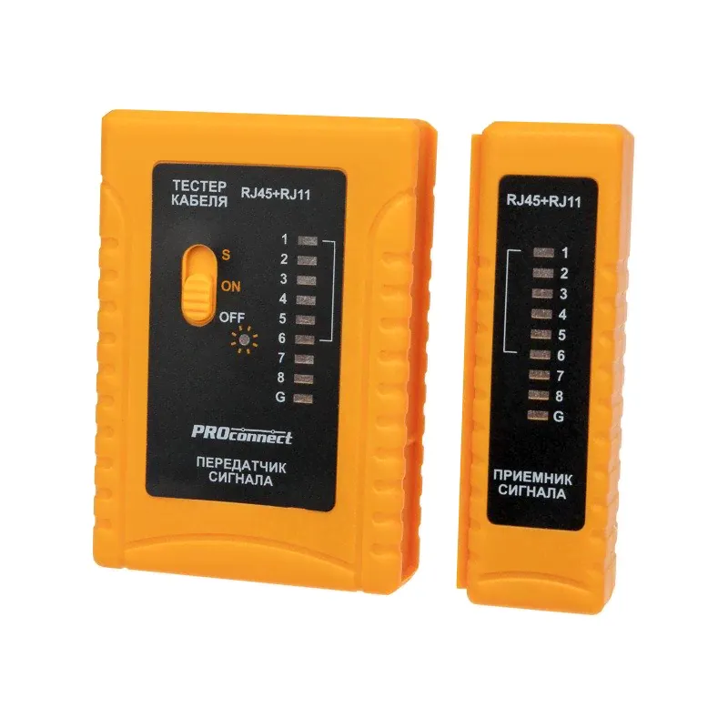 Тестер Кабеля RJ-45+RJ-11 (HT-C004) PROconnect 12-1006-4 12-1006-4