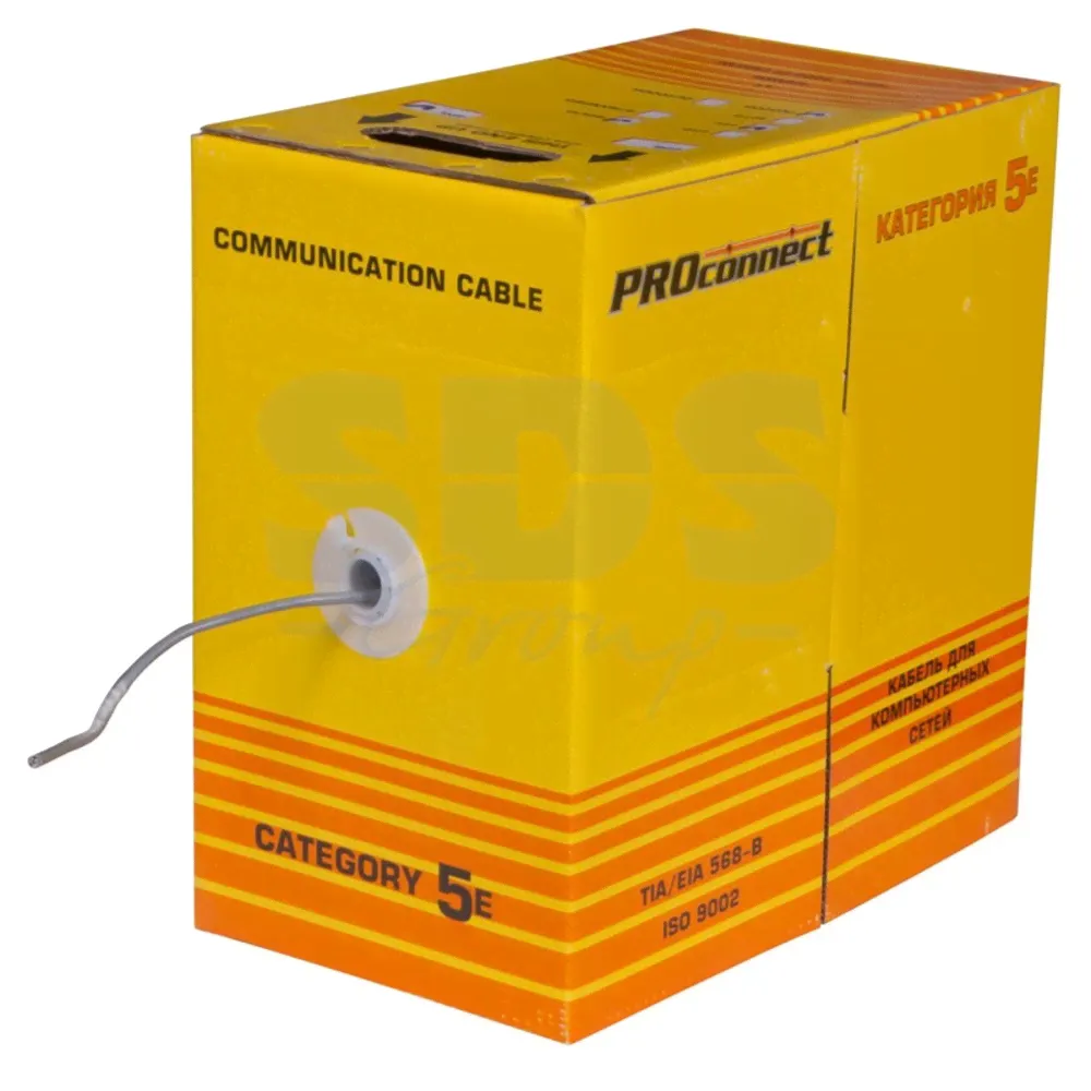 Кабель Витая пара PROconnect 01-0142-3 FTP 4PR 24AWG CAT5e LT (PB) (305 метров)
